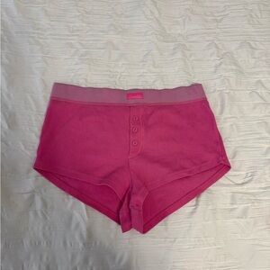 Skims pink boy shorts